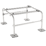 Dual Fan Mini-Split Stand, Steel, 18" High